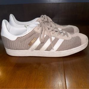 ADIDAS Womens Tan Gazelle Sneakers